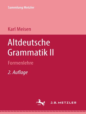 cover image of Altdeutsche Grammatik